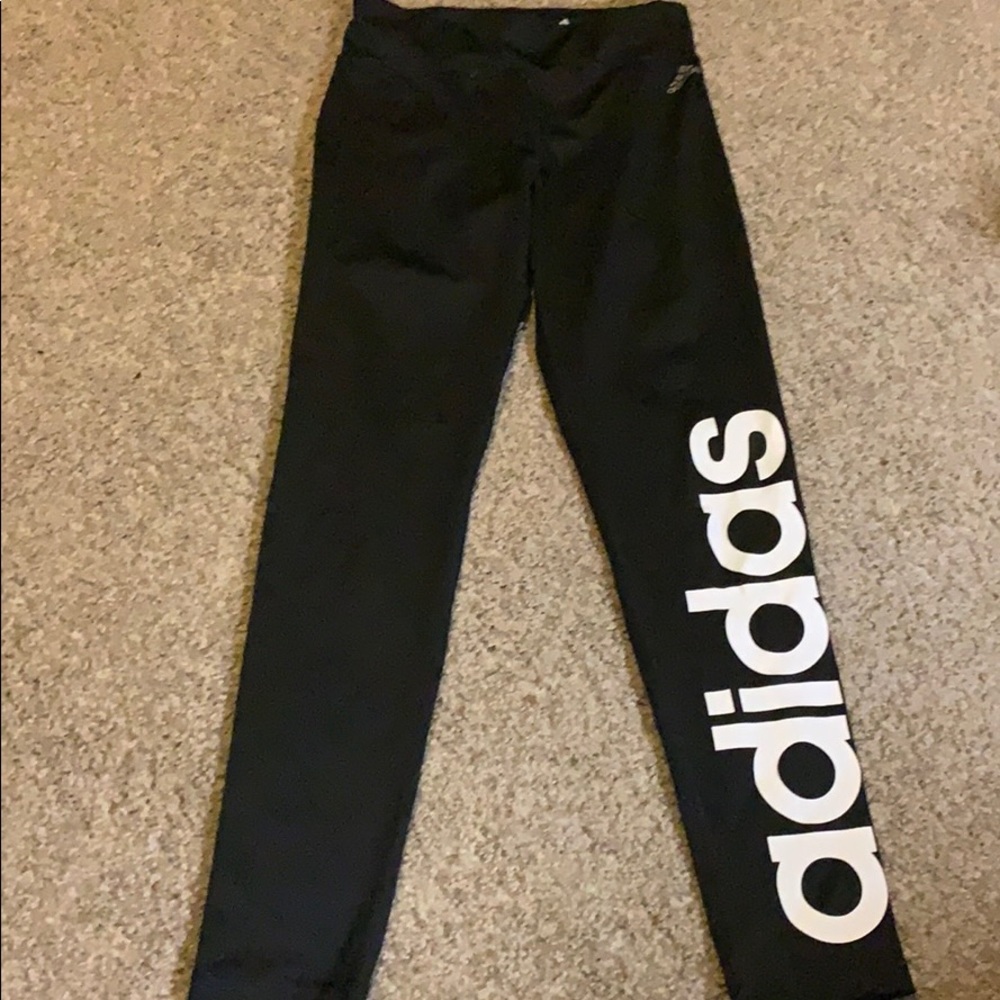 Adidas women’s small black leggings